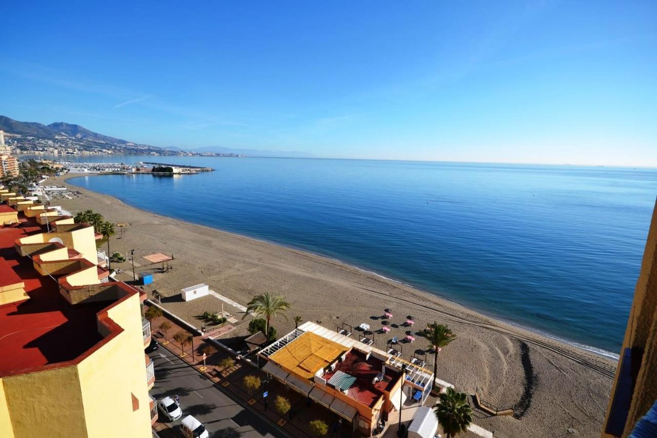 Fuengirola. Bonito Apartamento En Paseo Maritimo. Espectaculares Vistas Al Mar. Primera Linea Exteriör bild